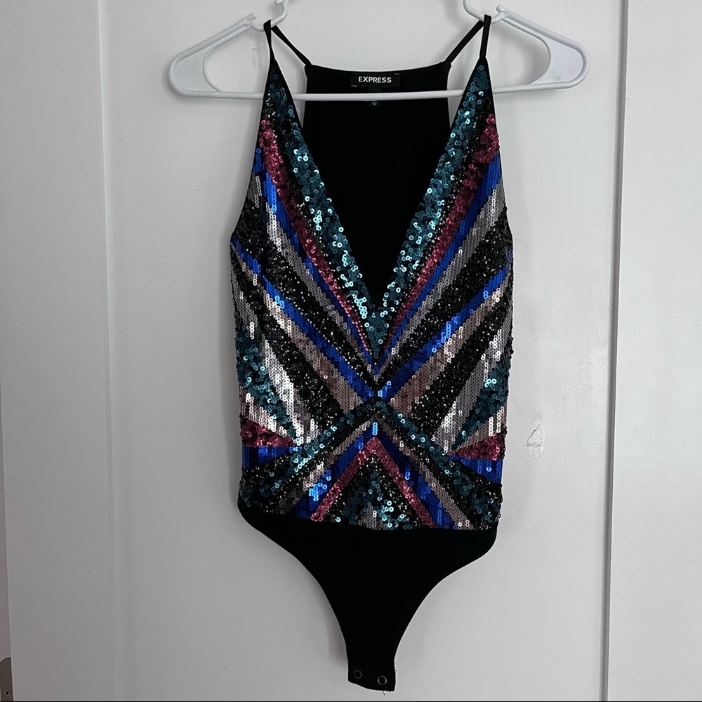 Express Sequin bodysuit